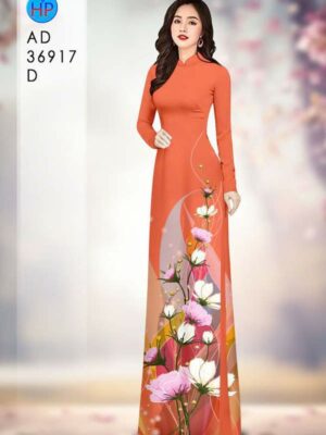 Vải Áo Dài Hoa Cúc AD 36917