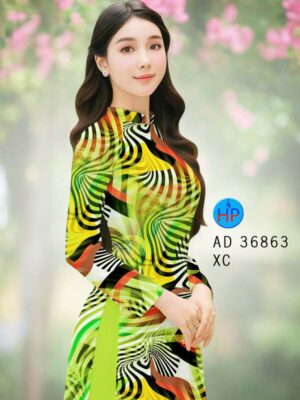 Vải Áo Dài Hoa Văn AD 36863