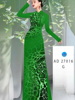 Vải Áo Dài Hoa Văn AD 27016
