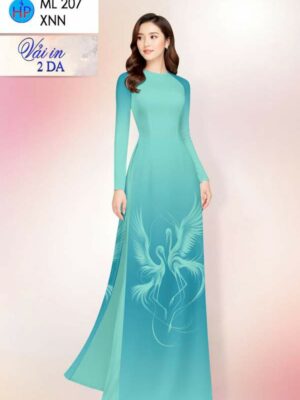 Vải Áo Dài In 2 Da AD ML207