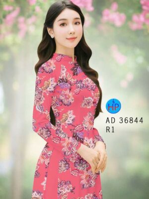 Vải Áo Dài Hoa Đều AD 36844