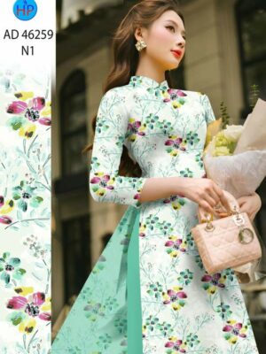 Vải Áo Dài Hoa Đều AD 46259