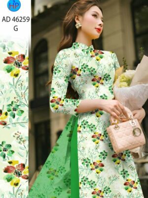 Vải Áo Dài Hoa Đều AD 46259