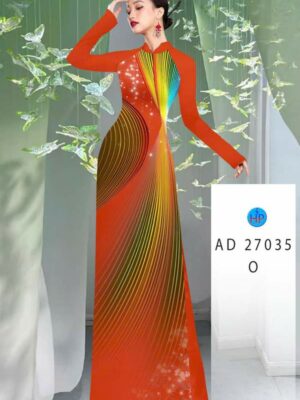 Vải Áo Dài Hoa Văn AD 27035