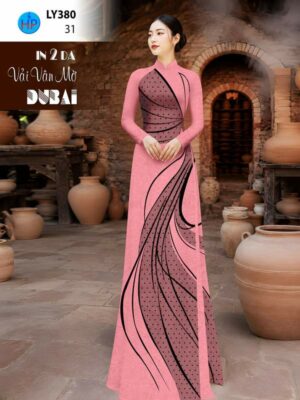 Vải Áo Dài In 2 Da AD LY380