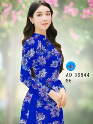 Vải Áo Dài Hoa Đều AD 36844
