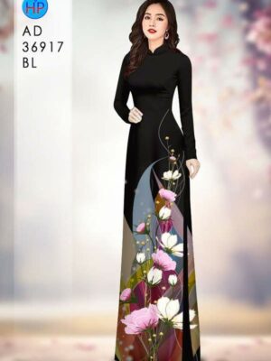 Vải Áo Dài Hoa Cúc AD 36917