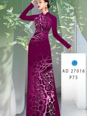 Vải Áo Dài Hoa Văn AD 27016