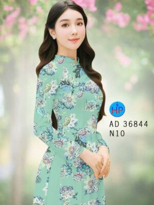 Vải Áo Dài Hoa Đều AD 36844