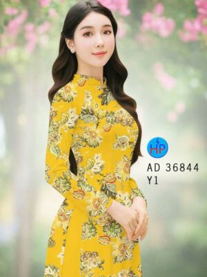 Vải Áo Dài Hoa Đều AD 36844