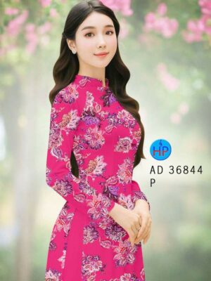 Vải Áo Dài Hoa Đều AD 36844