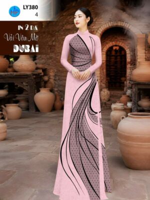 Vải Áo Dài In 2 Da AD LY380