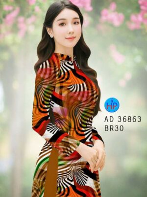 Vải Áo Dài Hoa Văn AD 36863
