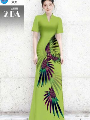 Vải Áo Dài In 2 Da AD LY200