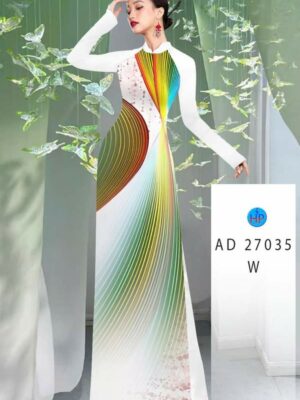 Vải Áo Dài Hoa Văn AD 27035