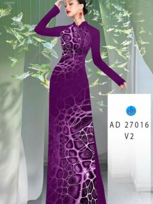 Vải Áo Dài Hoa Văn AD 27016