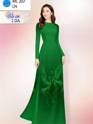 Vải Áo Dài In 2 Da AD ML207