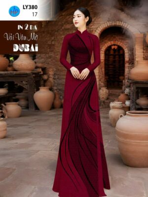 Vải Áo Dài In 2 Da AD LY380