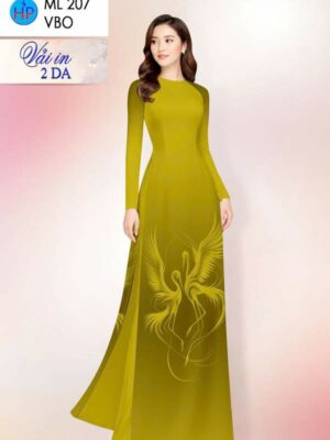Vải Áo Dài In 2 Da AD ML207