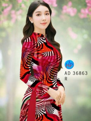 Vải Áo Dài Hoa Văn AD 36863