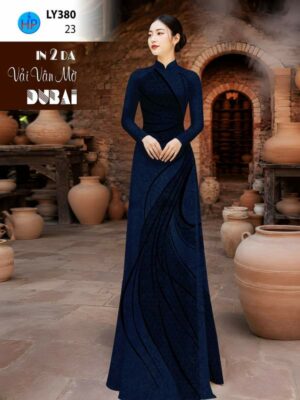 Vải Áo Dài In 2 Da AD LY380