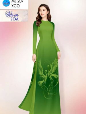 Vải Áo Dài In 2 Da AD ML207