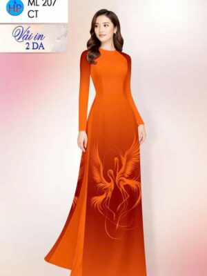 Vải Áo Dài In 2 Da AD ML207