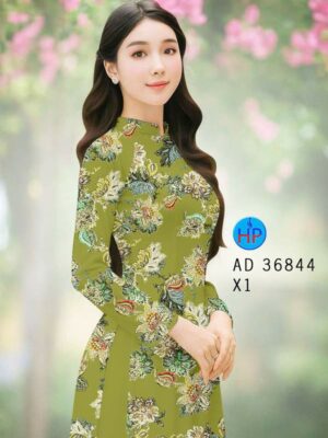Vải Áo Dài Hoa Đều AD 36844