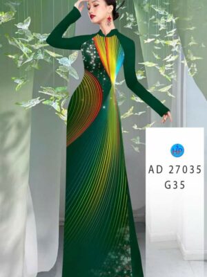 Vải Áo Dài Hoa Văn AD 27035