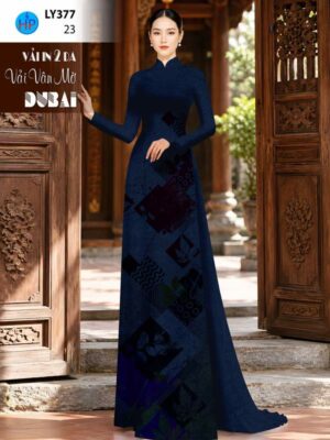 Vải Áo Dài Hoa Văn AD LY377