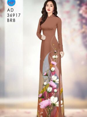 Vải Áo Dài Hoa Cúc AD 36917