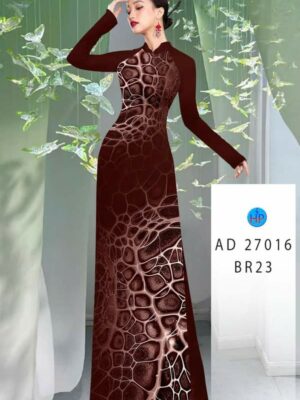 Vải Áo Dài Hoa Văn AD 27016