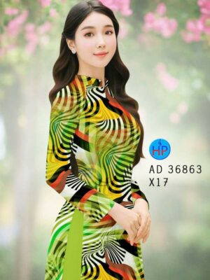 Vải Áo Dài Hoa Văn AD 36863