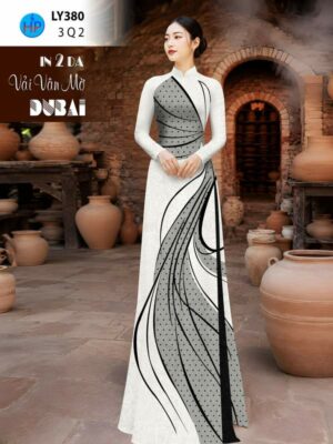 Vải Áo Dài In 2 Da AD LY380