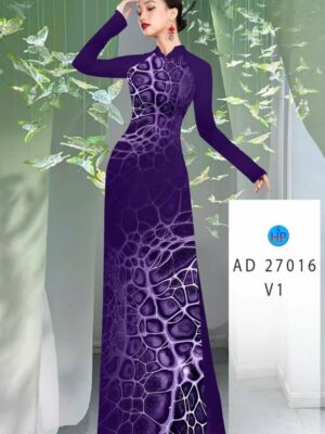 Vải Áo Dài Hoa Văn AD 27016