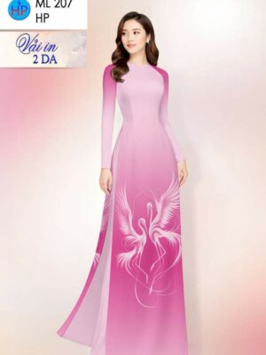 Vải Áo Dài In 2 Da AD ML207