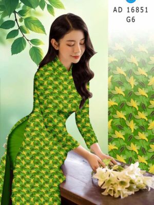 Vải Áo Dài Hoa Đều AD 16851