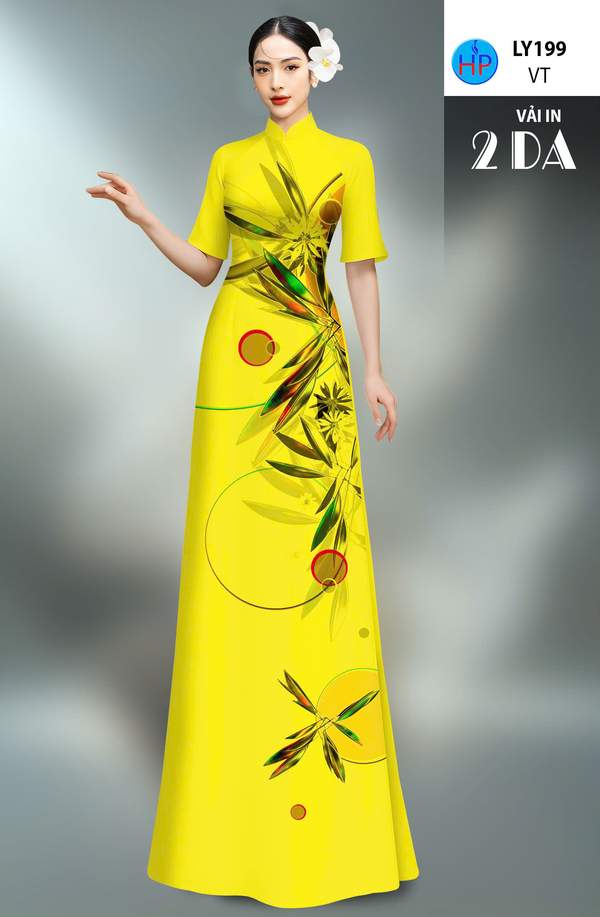 Vải Áo Dài 2 Da Đẹp AD LY199
