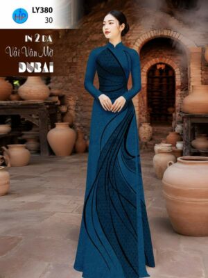 Vải Áo Dài In 2 Da AD LY380