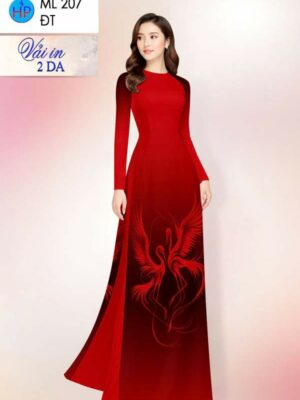 Vải Áo Dài In 2 Da AD ML207