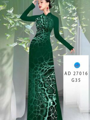 Vải Áo Dài Hoa Văn AD 27016