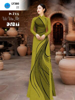 Vải Áo Dài In 2 Da AD LY380