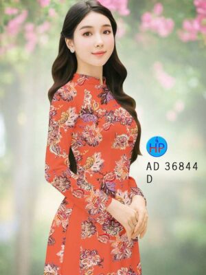 Vải Áo Dài Hoa Đều AD 36844