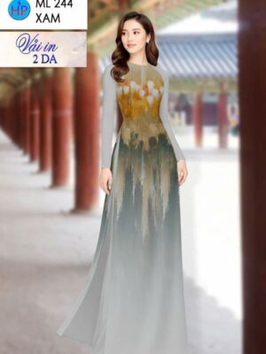 Vải Áo Dài Hoa Văn AD ML244