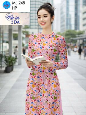 Vải Áo Dài Hoa Văn AD ML245