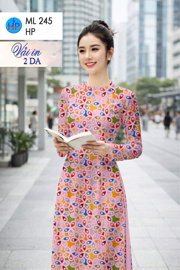 Vải Áo Dài Hoa Văn AD ML245