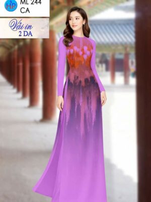 Vải Áo Dài Hoa Văn AD ML244