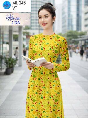 Vải Áo Dài Hoa Văn AD ML245