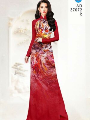 Vải Áo Dài Hoa Văn AD 37072