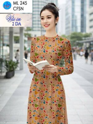 Vải Áo Dài Hoa Văn AD ML245